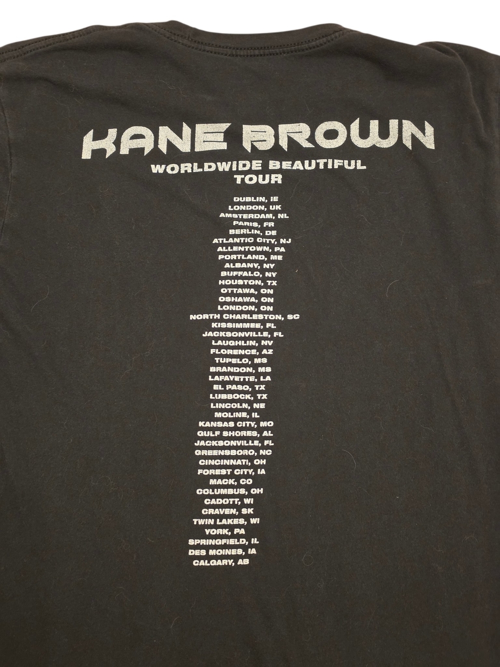 Kane Brown Worldwide Beautiful Tour T-shirt - Picture 4 of 5